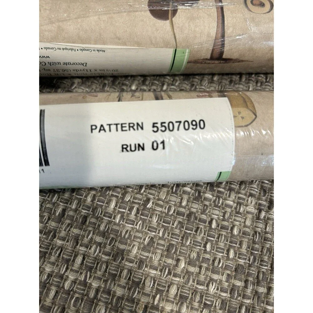 Waverly Home Classics Wallpaper 3 Double Rolls Beige Palm Trees 5507090